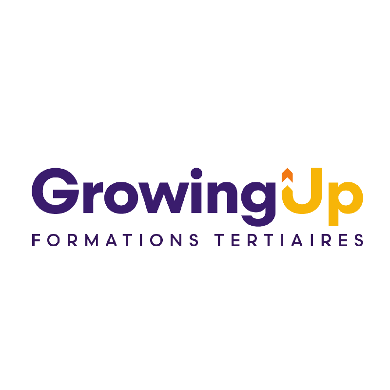 Logo en couleurs Growing Up sur fond blanc - Digital-Lisa | Lisa Bardet | Concepteur Designer UI | Portfolio