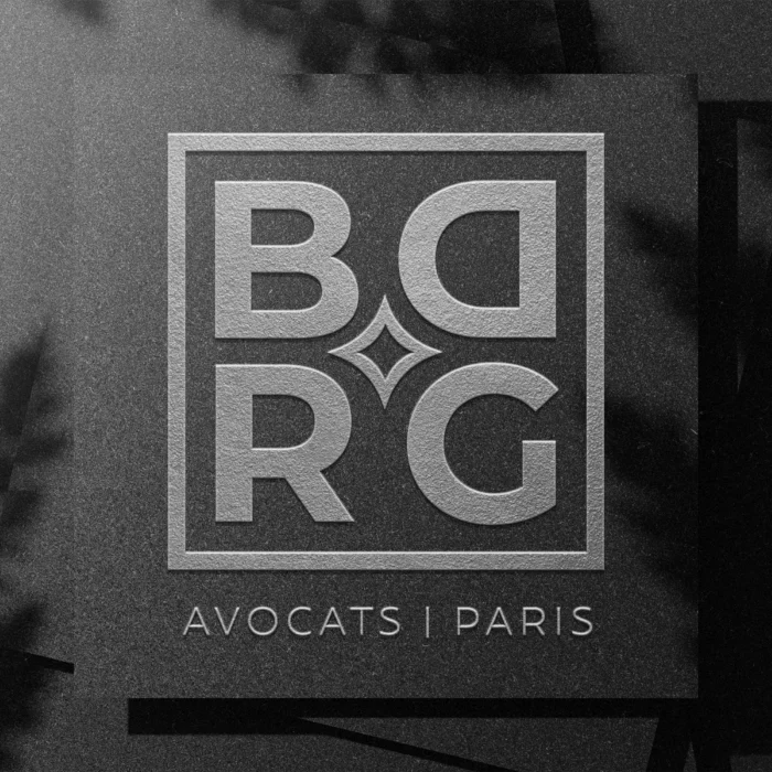 Mockup carte de visite du logo BDRG réalisé par Lisa Bardet, Conceptrice Designer UI | Portfolio Digital Lisa