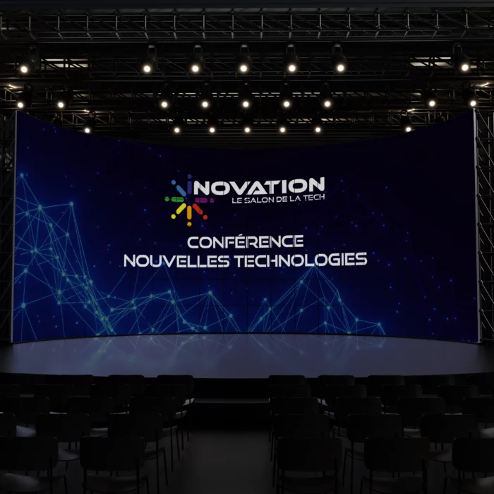 Mockup du logo iNovation, réalisé par Lisa Bardet, Conceptrice et Designeuse UI | Portfolio Digital Lisa